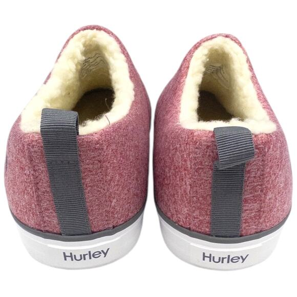 New Hurley Womens ARLO PUFF Clog Pink Slip On Loafers Casual Shoes Size9or 10 - Picture 5 of 7